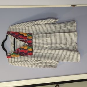 Boho Embroidered J. Crew Dress